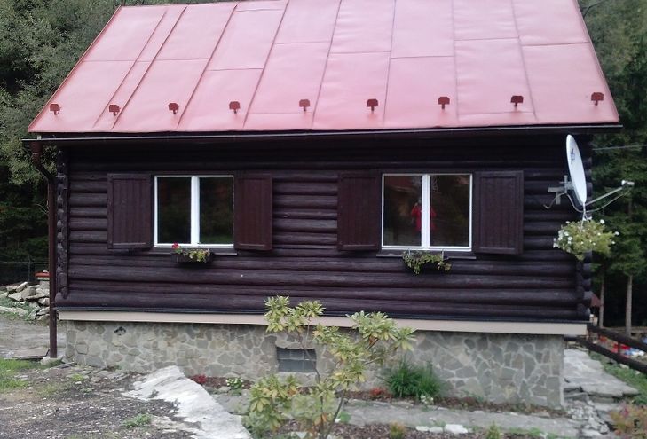 Rekonstrukce chaty - Košařiska 2013