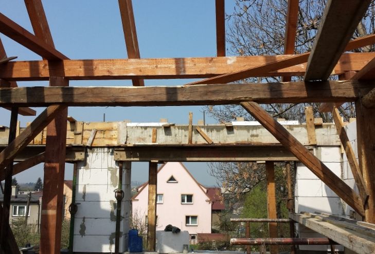 Rekonstrukce střechy - Český Těšín 2014