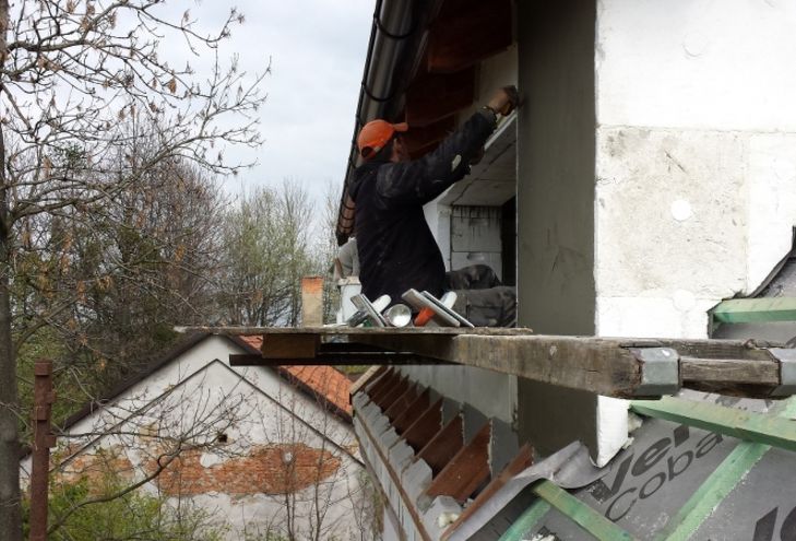 Rekonstrukce střechy - Český Těšín 2014